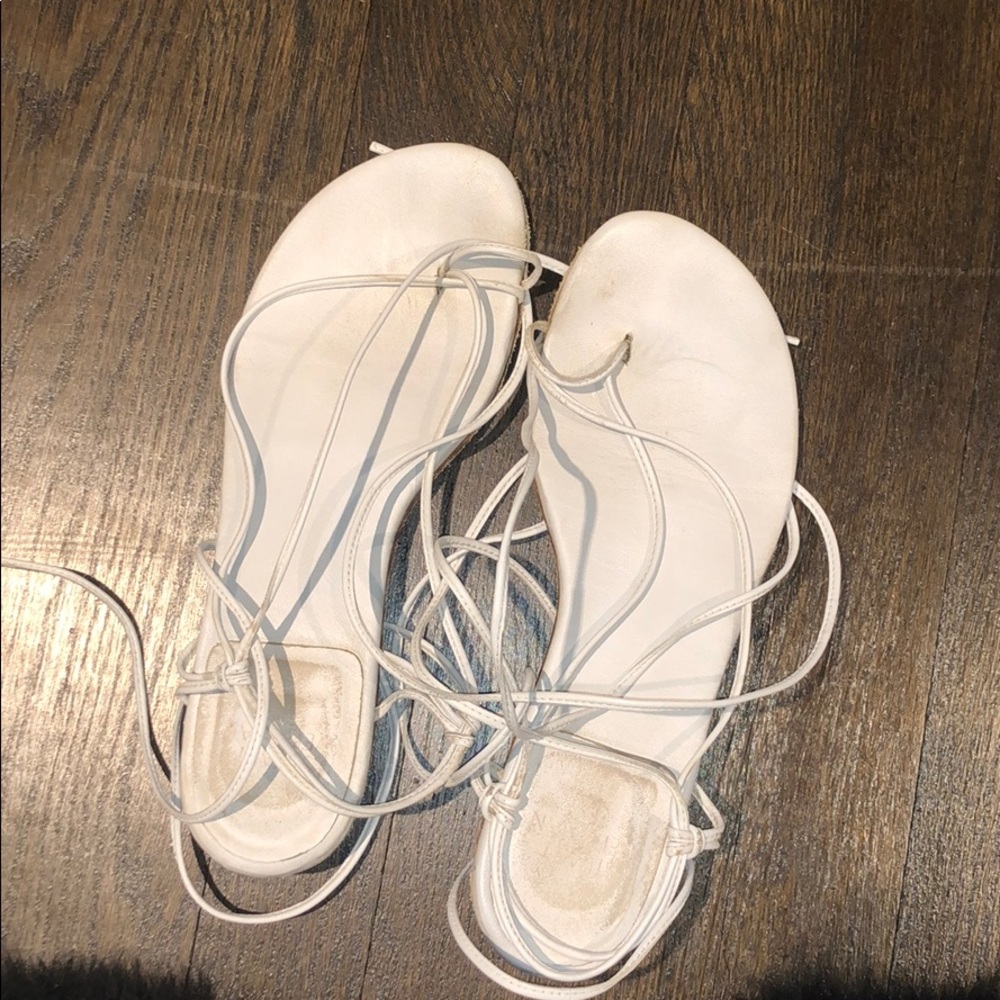 Stewart weitzman lace up shoe